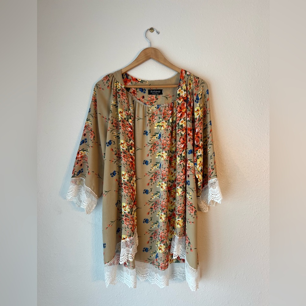 Women’s Floral Duster